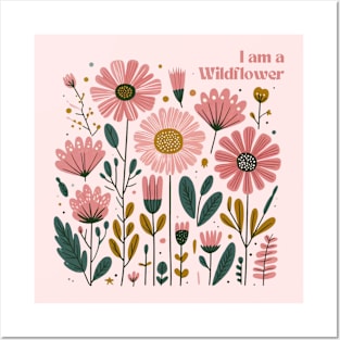 Whimsical Wildflower Posters and Art